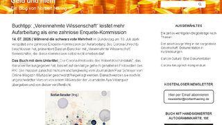 Buchtipp: „Vereinnahmte Wissenschaft“ leistet mehr Aufarbeitung als eine zahnlose Enquete-Kommission