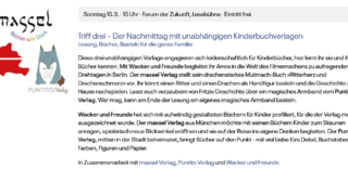 Lesung, Bücher, Basteln für die ganze Familie