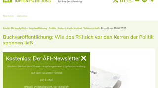 Buchveröffentlichung: Wie das RKI sich vor den Karren der Politik spannen ließ